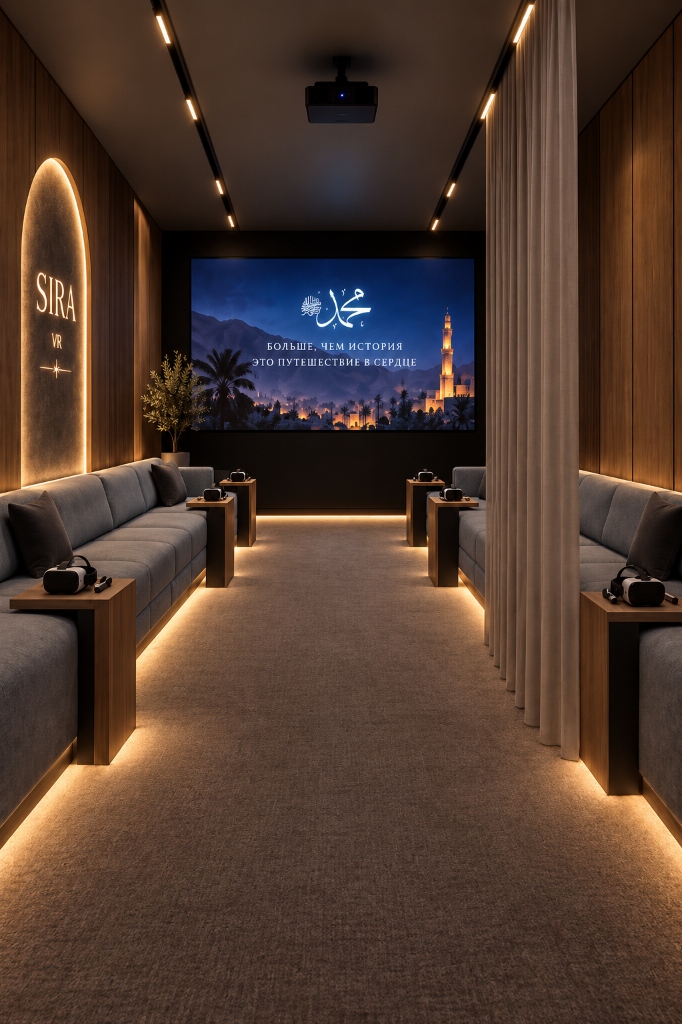 Интерьер VR-зала Umra Hadj Сира Пророка